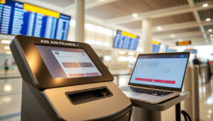 Air France check-in – online och på flygplatsen